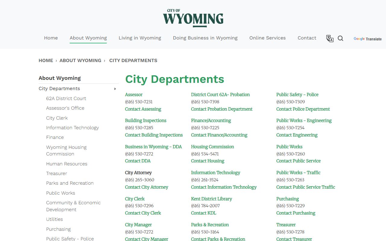 Wyoming Michigan Police Department website for booking releases and records