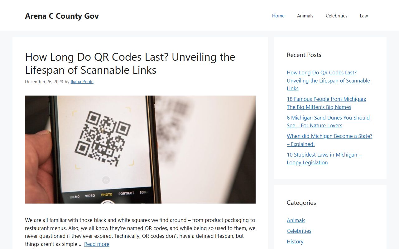 Arenac County Sheriff's Office for Arenac County booking releases and jail roster