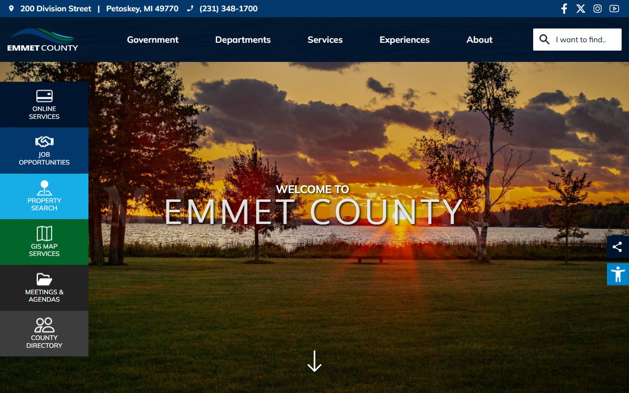Emmet County Sheriff's Office website for Emmet County booking releases