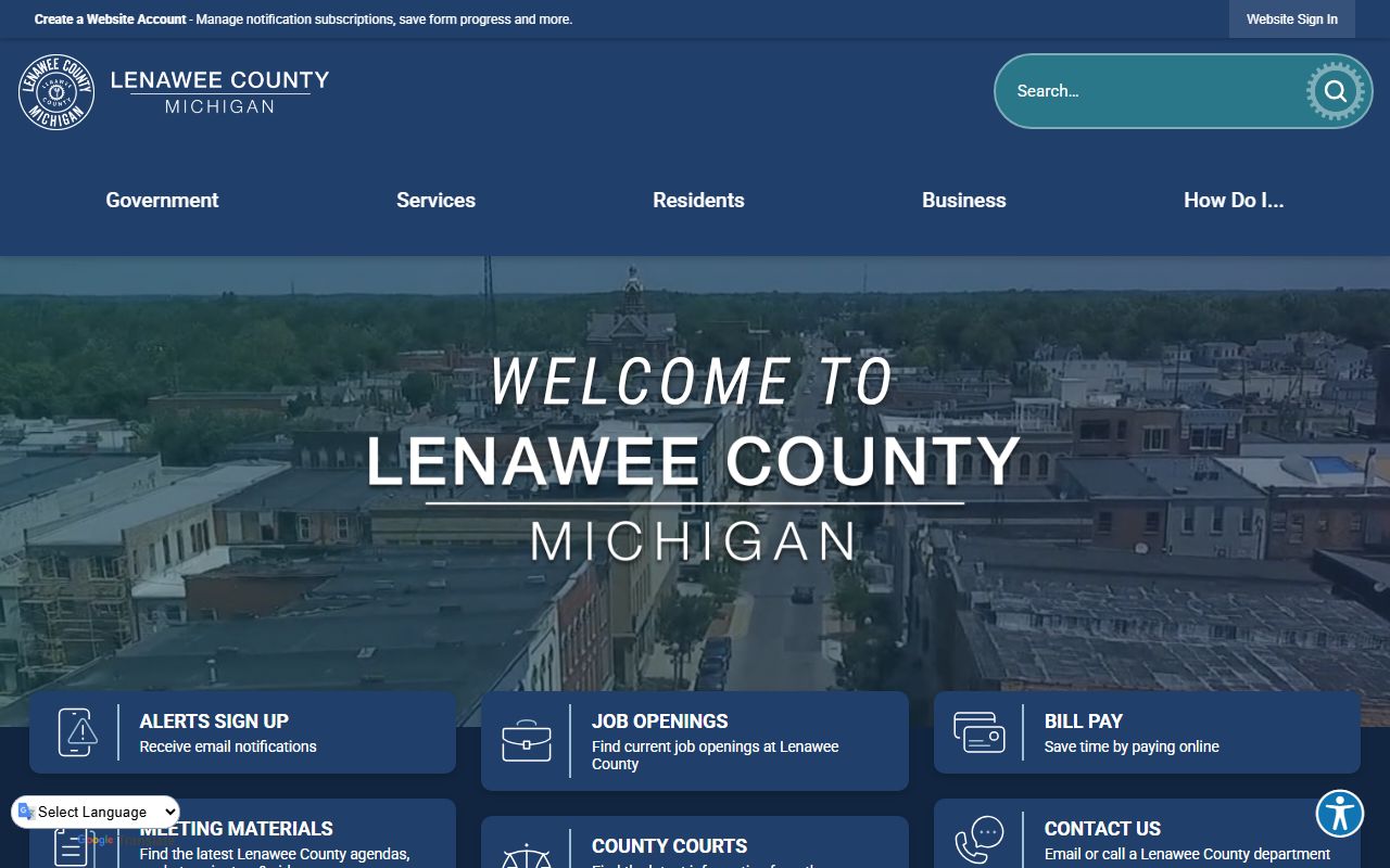 Lenawee County Sheriff Office website for Lenawee County booking releases