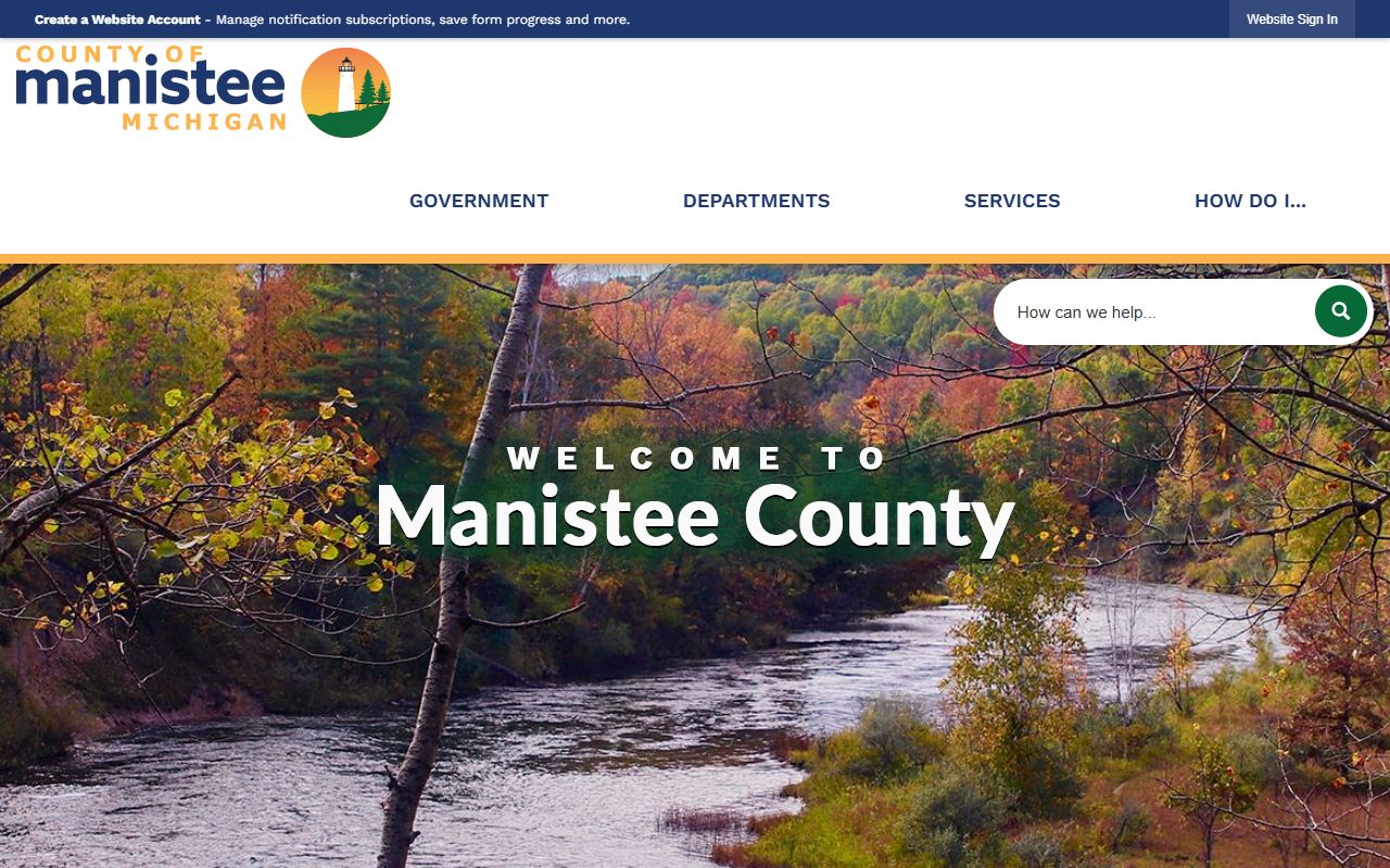 Manistee County Sheriff website for Manistee County booking releases