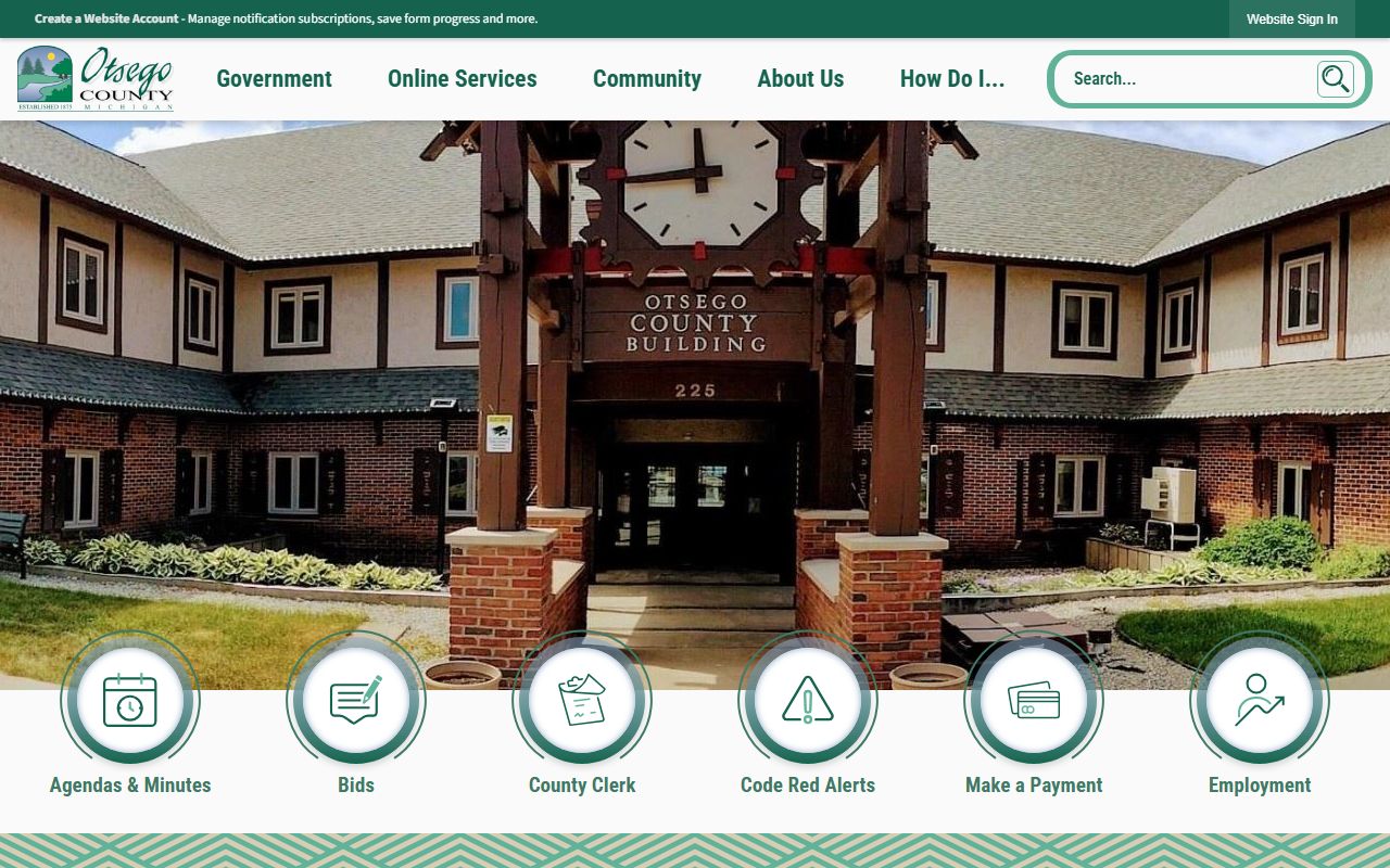 Otsego County Sheriff website for Otsego County booking releases